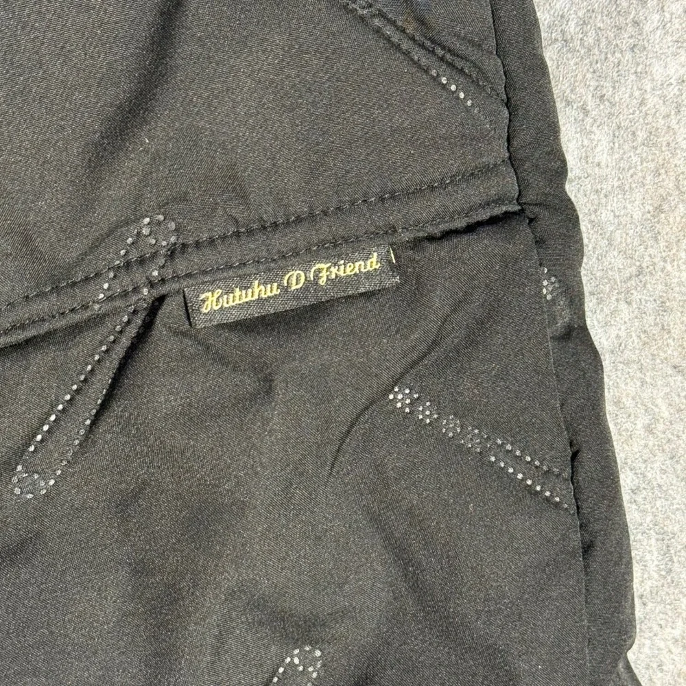 Kids Snow Pants Size 130 (7-8) Zunhu D Friend Black Insulated‎ Ski Pants Quilted